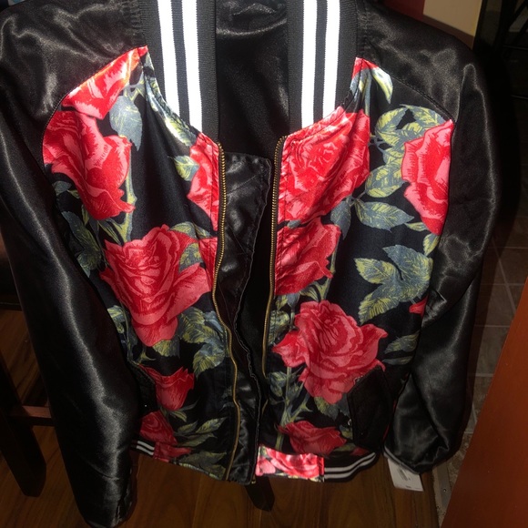 Floral Bomber jacket